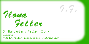 ilona feller business card
